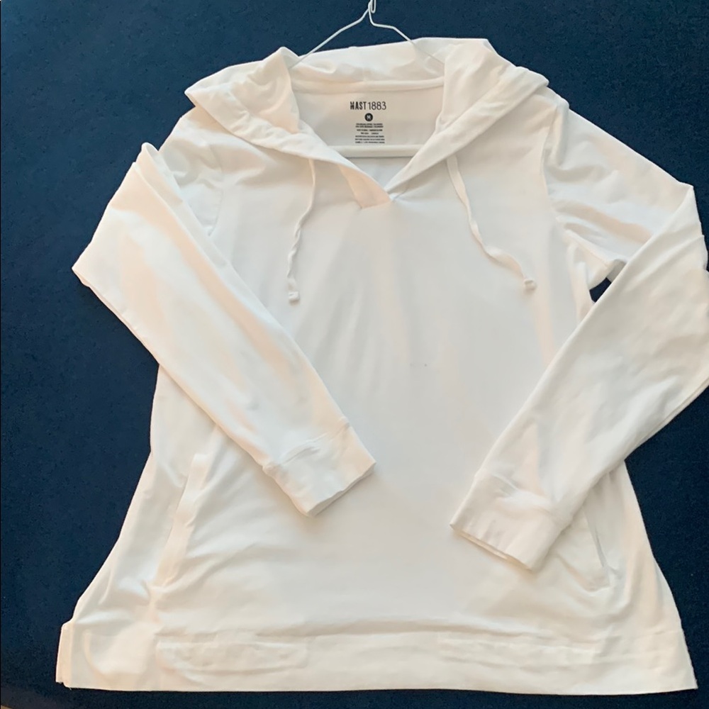 White T Shirt Hoodie.